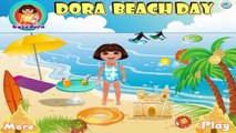 Дора Исследователь Дора День На Пляже Игры Дора