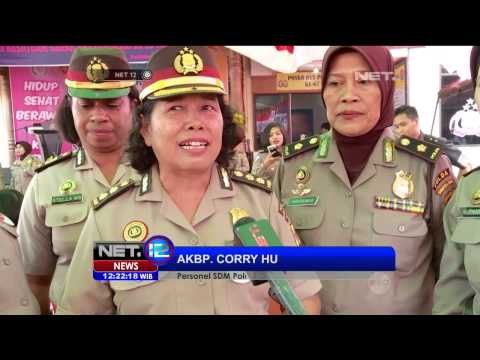 Peringati HUT Polwan, Ribuan Polwan Berkumpul di Polres Bukit Tinggi - NET12