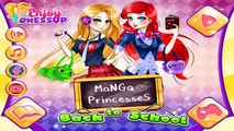 Manga Princesses Back To School | Best Game for Little Girls - Baby Games To Play