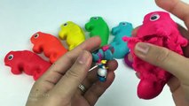 Colorful Play-Doh Seahorse Surprise Toys Maya the Bee Shopkins Spongebob Donald Duck Winnie the Pooh