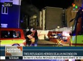 Incendio en centro de acogida en Alemania deja 3 refugiados heridos