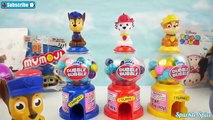 Paw Patrol Baby learning videos over 30 minutes long Candy Gumballs toy games playdoh for preschool