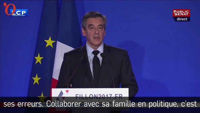 Affaire Penelope Fillon : François Fillon présente ses excuses aux Français