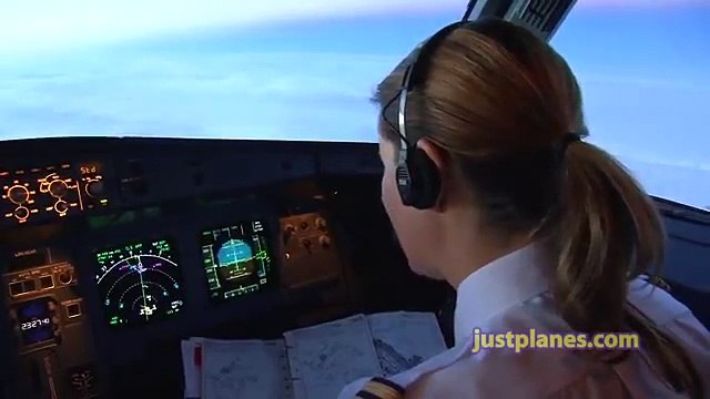 Night Landing of Airbus A321