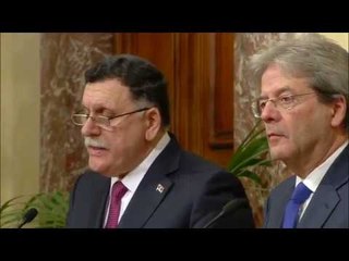 Download Video: Roma - Gentiloni e il Primo Ministro libico Fayez al-Sarraj (02.02.17)