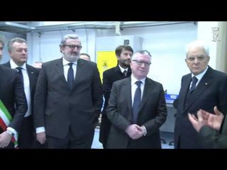 Lecce - Mattarella all'Istituto di Nanotecnologia del C.N.R.  (03.02.17)