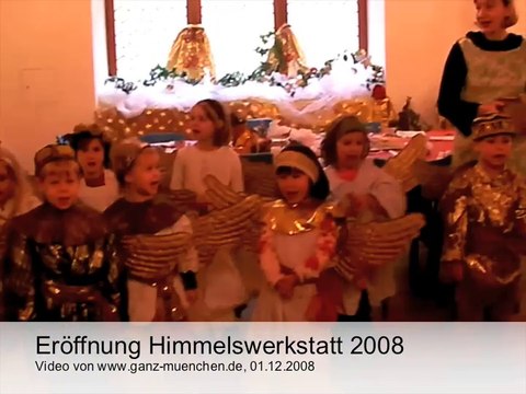 Eröffnung Himmelswerkstatt Münchner Christkindlmarkt 2008 (Archiv)