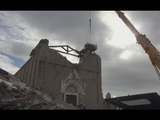 Amatrice (RI) - Terremoto, messa in sicurezza chiesa San Francesco (03.02.17)