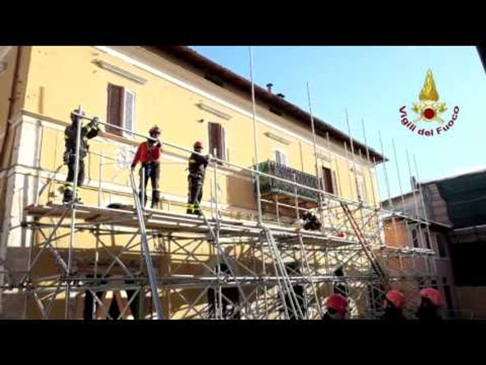 Norcia (PG) - Terremoto, lavori messa in sicure...