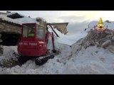 Amatrice (RI) - Terremoto, rimozione macerie dalla zona rossa (22.01.17)