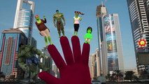 Finger Family Rhymes For Children Hulk Vs Spiderman And Hulk Vs Ironman Cartoon Nursery Rhymes
