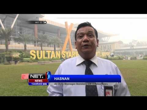 Darurat Kabut Asap, Penerbangan di Pekanbaru Dibatalkan - NET12