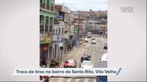 Troca de tiros no meio da rua no bairro Santa Rita em Vila Velha
