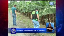 Hallan a joven muerto en El Triunfo