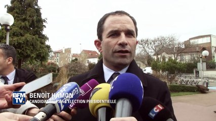Hamon sur "l'exemplarité" de Fillon: "Ça fait désordre pour quelqu'un qui s'est distingué de Nicolas Sarkozy"