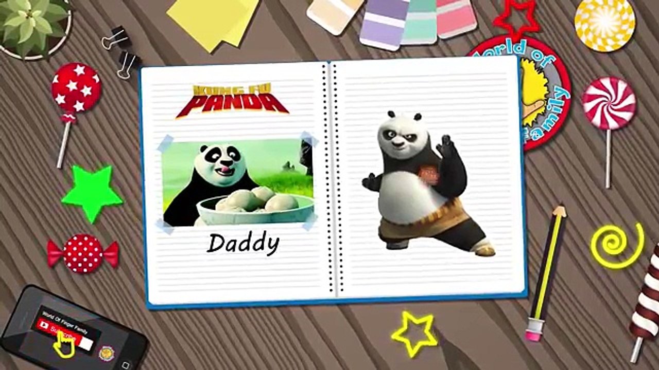 Kung Fu Panda Finger Family Book Nursery Rhymes. Kung Fu Panda Finger Family Lyrics