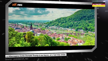 L'Allemagne invite Donald Trump à sa façon, et c'est très drôle