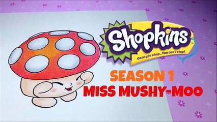 How to Draw Shopkins Season 1 Miss Mushy-Moo
