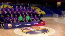 FCB Handbol: El Barça Lassa es fa la foto oficial amb el president