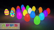 Learn Counting Numbers from 1 to 20 with 3D Train Glowing Eggs 123 Surprise for Kids
