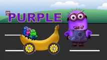 Учим цвета с бананом автомобиля! Игрушки Детей, Цвета Для Детей Видео Обучение