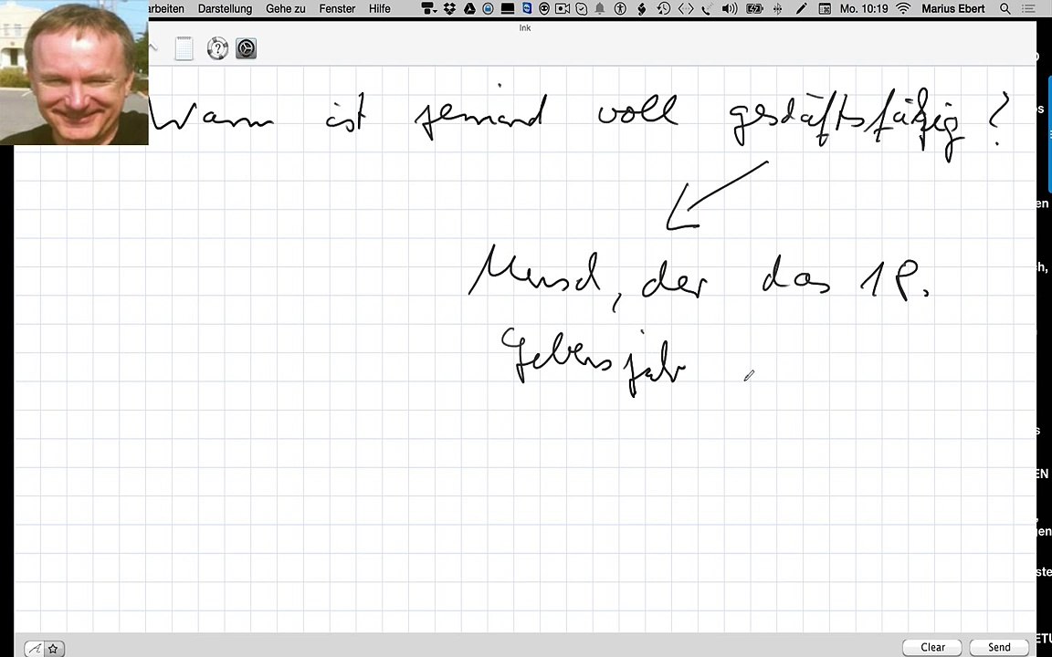 Wann ist jemand voll geschäftsfähig?