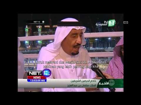 Raja Arab Saudi Datangi TKP Jatuhnya Crane di Mekkah - NET12