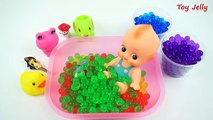 Learn Colors Baby Doll Bath Time with ORBEEZ Surprise Toys Peppa Pig Paw Patrols Toddlers Learning