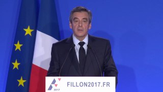 Conférence de presse de François Fillon