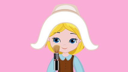 Makeup princess Cinderella animation fun