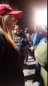 Female Trump Supporter Pepper Sprayed By Berkeley Rioter During TV Interview