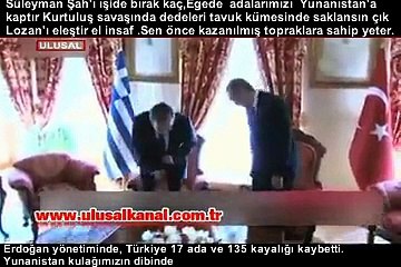 SEN LOZANI ELEŞTİRMEDEN ÖNCE KAZANILMIŞ TOPRAKLARA SAHİP ÇIK