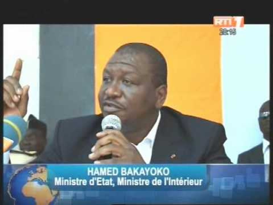 Tournée de sensibilisation du ministre de l'intérieur Ahmed Bakayoko à Aboisso