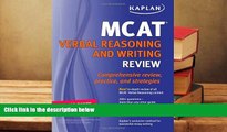 PDF [FREE] DOWNLOAD  Kaplan MCAT Verbal Reasoning and Writing Review Kaplan TRIAL EBOOK