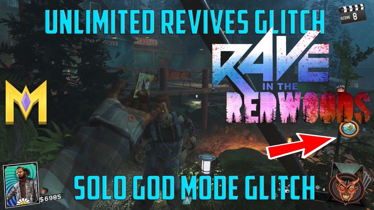Rave In The Redwoods Glitches - *JESUS MODE* God Mode Glitch - "Unlimited Revives Glitch"