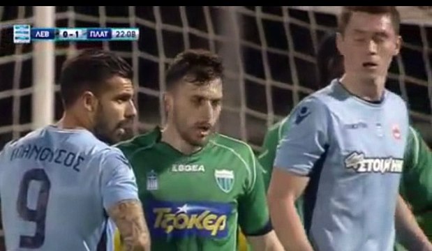 Nikolai Signevich GOAL HD - Levadiakos 0-2 Platanias FC 06.02.2017