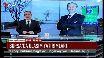 Boğazköy yolu ulaşıma açıldı (Haber 06 02 2017)