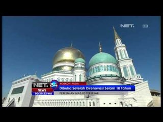 Presiden Rusia Vladimir Putin Hadir Dalam Peresmian Masjid Terbesar Mos - NET24