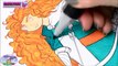 Disney Coloring Book Brave Merida Princess Episode Surprise Egg and Toy Collector SETC