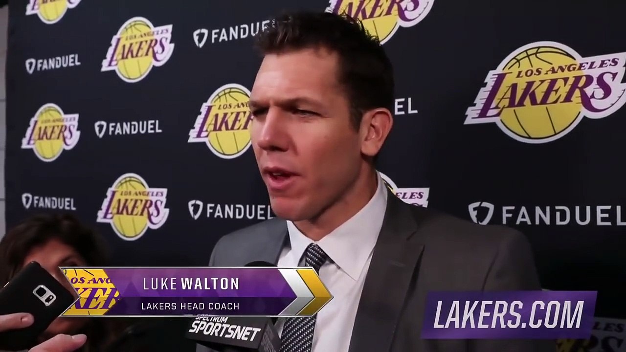 Luke Walton Postgame Interview | Lakers vs Blazers | January 5, 2017 | 2016 17 NBA Season