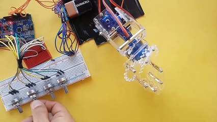 Demo Robot Arm Control with a Potentiometer