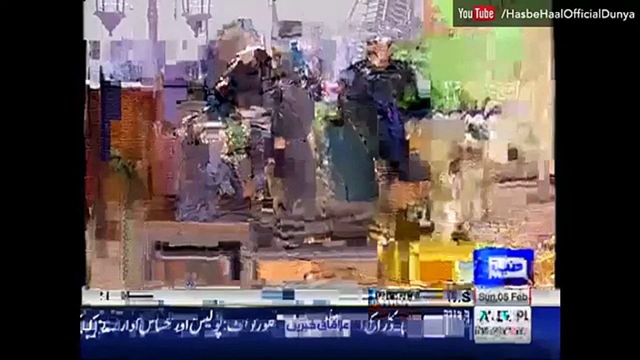 Hasb e Haal - 5 February 2017 - Azizi as S.H.O - حسب حال - Dunya News