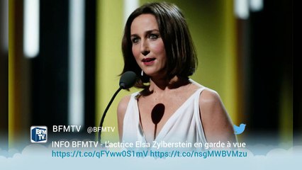 Elsa Zylberstein en garde à vue