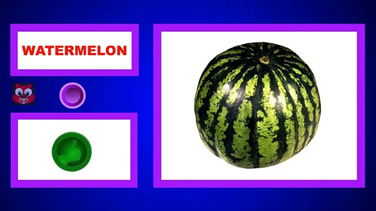 Learning Fruits Names with Play Puzzle | Learn Fruits with Fruit Names | Kids Learning Videos