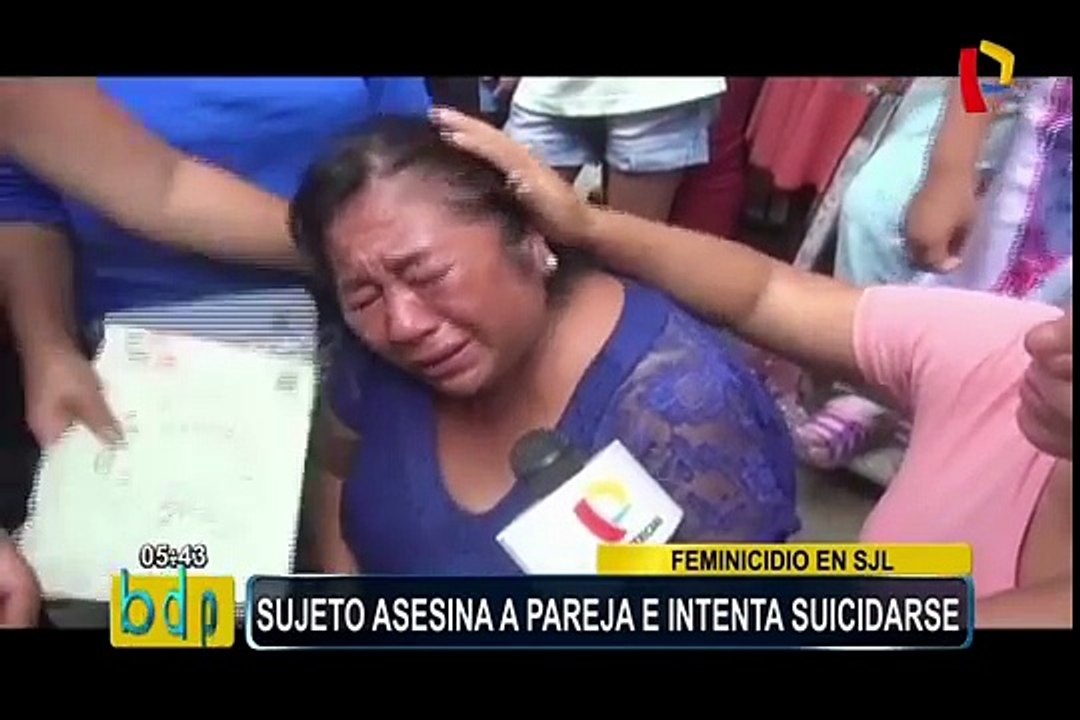 Feminicidio en SJL: sujeto asesina a ex pareja e intenta suicidarse