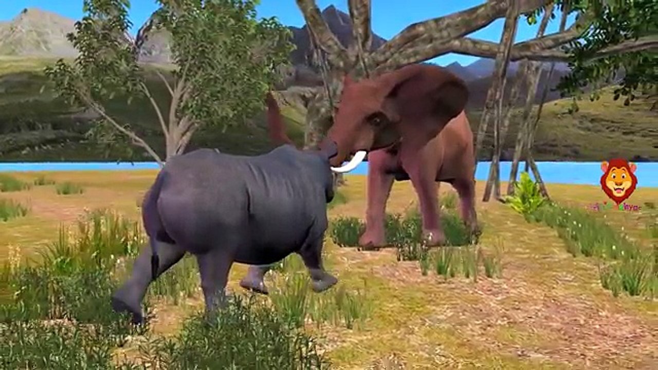 Палец Семья Липкий Gorilla Vs Gummy Динозавры | Липкий слон Бой | Животные Finger Family Rhymes