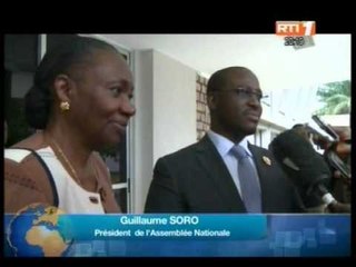 Rencontre entre Guillaume Soro et de la grande chancelière Henriette Dagri Diabaté