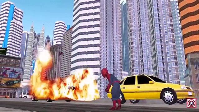 3D Dinosaurs Finger Family Nursery Rhymes | Spiderman Vs Dinosaur Cartoons Finger Family Rhymes