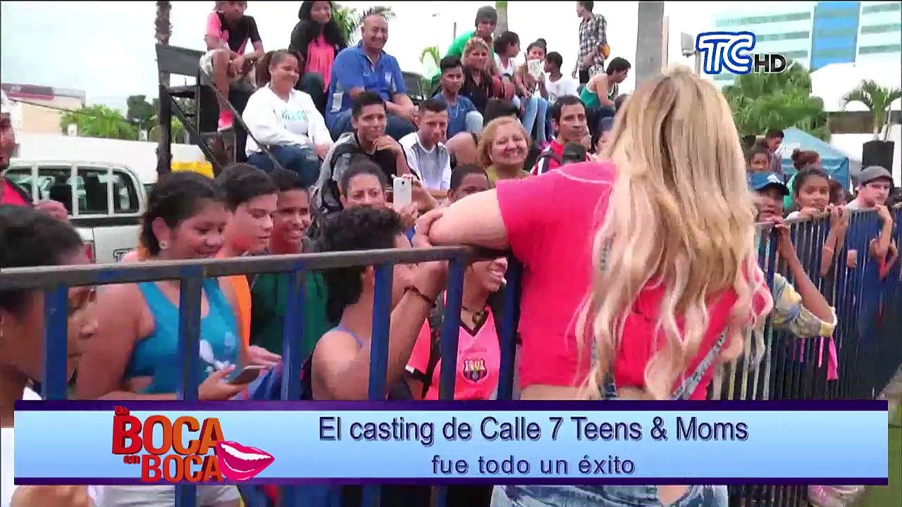El casting de Calle 7 Teens & Moms fue todo un éxito