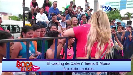 El casting de Calle 7 Teens & Moms fue todo un éxito
